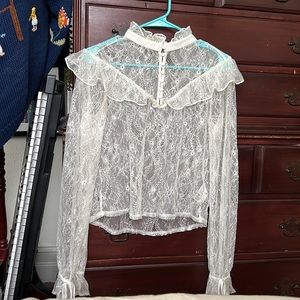 Monki Lace Shirt
